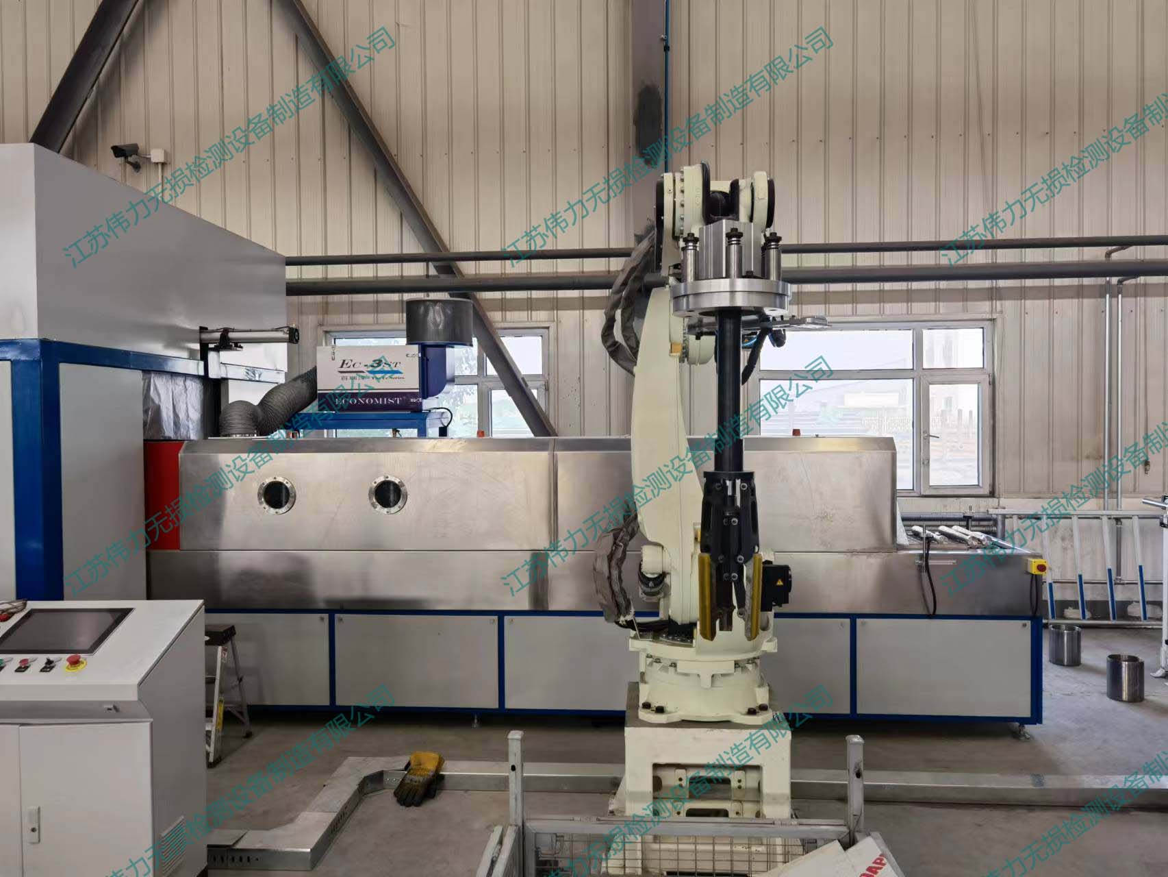 WLMT-6000B型接箍熒光磁粉探傷清洗檢測(cè)線